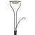 Globo 59038SD - LED prigušiva podna lampa EBRO 20W/230V + 4W 3000K crna