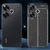 Eleganten gel ovitek Elite Guard z usnjeno teksturo in zaščito robov za Xiaomi Redmi 13C - obsidian black