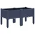 Vrtna sadilica s nogama plava siva 80 x 40 x 42 cm PP