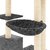 vidaXL Penjalica za mačke sa stupovima za grebanje tamnosiva 142 cm