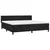 Vidaxl Box spring postelja z vzmetnico črna 200x200 cm žamet