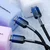FORCELL USB-C–USB-C kabel Forcell F-Energy QC4.0 PD 5A 100 W Gradient, 1 m, C357, črn, 0INT