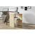 HANAH HOME Pomoćni stočić Yepa Sapphire Oak