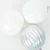 Set božićnih kuglica XL 15 pcs Bijelo Plastika