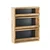 Aberto Design Kuhinjska polica Big Three Layer Shelf, 48 x34 x8cm, Braon