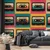 Tapeta retro barvne avdio kasete - 245x165