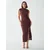 BWLDR Obleka ETERNITY DRESS rjava