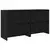 Komode 2 pcs Crni hrast 70 x 41 x 75 cm Konstruirano drvo