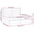 Vidaxl Box spring postelja z vzmetnico krem 200x200 cm blago