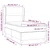 Vidaxl Box spring postelja z vzmetnico krem 80x200 cm blago