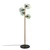 Opviq Podna lampa Benek-15-14545, 36x36x135 cm, IP20, Zlatno-zelena boja