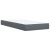 Vidaxl Box spring postelja z vzmetnico temno siva 90x200 cm žamet