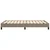 Vidaxl Posteljni okvir brez vzmetnice taupe 120x190 cm blago