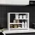 HANAH HOME Zidna polica Gupse White