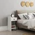 Hanah Home Noćni ormarić Sirius 32x61x30cm Beli