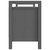 Klupa za hodnik siva 110x40x60 cm od masivne borovine