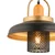Opviq Luster YM-4, O32, 27cm, IP20, Zlatno-crne boje