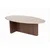 HANAH HOME Sto za dnevnu sobu Orba Travertine Venezia Walnut