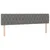 Krevet box spring s madracem LED tamnosivi 180x200 cm tkanina
