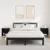 Noćni ormar 2 pcs Crni hrast 40 x 30 x 50 cm Konstruirano drvo
