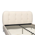 Bessagi Home Oblazinjena Postelja Glaris, Krem Barve, 160x200