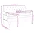 Klupa s naslonom 120 x 62 x 75,5 cm platnena