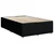 Vidaxl Box spring postelja z vzmetnico črna 120x190 cm blago