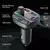 Bluetooth FM RGB Transmiter C14 Qc3.0+Pd, Crni