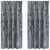 Baršunaste zavjese 2 pcs Srebrno Siva 175 x 140 cm Baršun