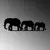 Wallity Zidna dekoracija Elephant 070, 15x50cm, Crna