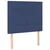 Vidaxl Box spring postelja z vzmetnico moder 120x200 cm blago