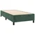 Krevet box spring s madracem LED tamnozeleni 90x200 cm baršun