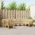 Set vanjskih sofa s jastukom 9 pcs Bijela i bež