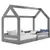 Drveni dečiji krevet House 1 - 160x80 -siva