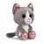 NICI Glubschis pliš Cat siva Felinja 25cm, ZELENA