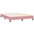 Vidaxl Box spring postelja z vzmetnico roza 160x210 cm žamet