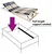 Vidaxl Letveno dno za posteljo 42 letvic 7 con 90x200 cm