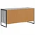 TV ormar Siva Sonoma 100 x 36 x 49,5 cm Konstruirano drvo