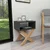 Hanah Home pomoćni sto X Legs, 43 cm, antracit / atlantski bor