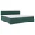 Krevet s od storage Tamnozelena 200 x 200 cm Baršun