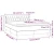 Vidaxl Box spring postelja z vzmetnico temno siva 140x200 cm blago