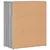 Komoda siva boja hrasta 60 x 31 x 70 cm od konstruiranog drva