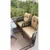 HANAH HOME Baštenska garnitura Manolya Beige Grey