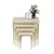 Hanah Home set od 4 umetnutih stočića Zeyra Avangart, krem