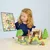 Drevené táborisko so stanom a ohniskom Wildlife Camping Playset Tender Leaf Toys s figúrkami zvieratiek od 3 rokov TL8489