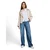 TOM TAILOR DENIM Bluza svetlo modra/bela