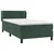 Vidaxl Box spring postelja z vzmetnico temno zelena 80x200 cm žamet