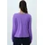 Trend Alacati Stili Ženska bluza Alc-X14393, Ljubičasta