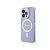 GUESS IML Glitter Peony Gold Maska za telefon iPhone 14 Pro, MagSafe, Ljubičasta
