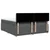 VIDAXL Box spring postelja z vzmetnico temno siva 200x200 cm blago